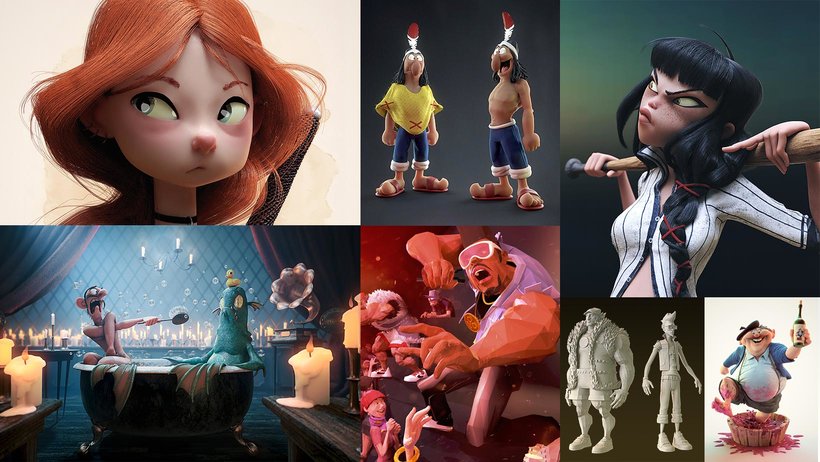 Online Course - Creation of Characters: From 2D to 3D (Matias Zadicoff) |  Domestika