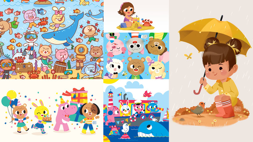 Kinderillustration Fur Redaktionelle Veroffentlichungen Pamela Barbieri Onlinekurs Domestika