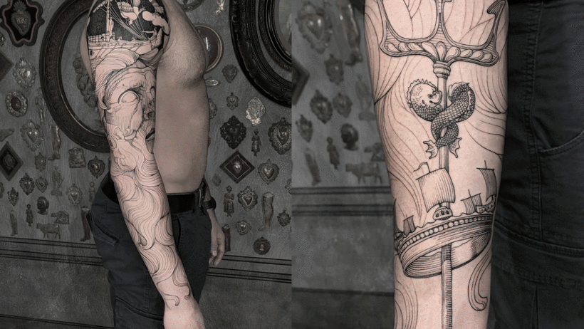 Mysticism Etched on Skin by Phil Tworavens  Scene360