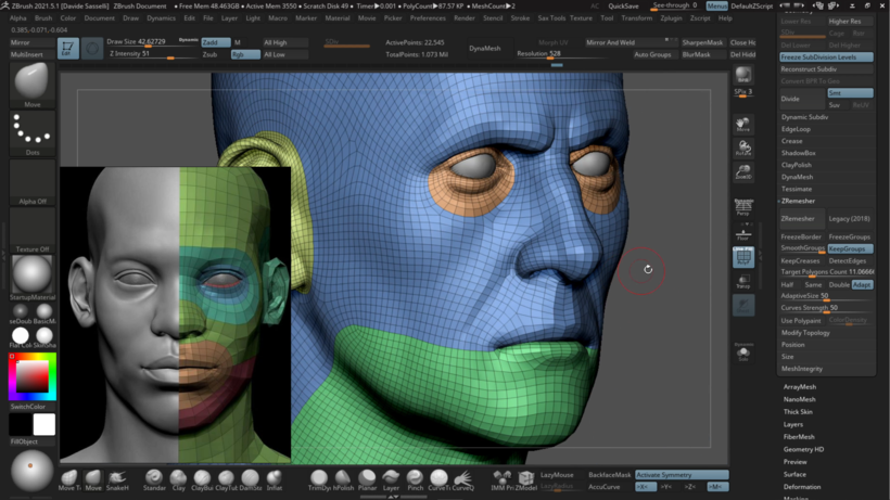 Realistic 3D Portraits with ZBrush and KeyShot | 