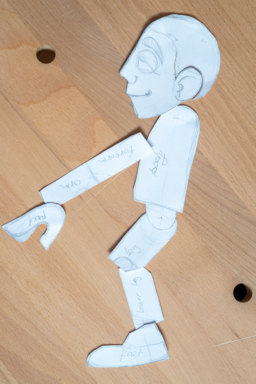 extreem Mus psychologie Houten marionetten: Puppets maken vanuit het niets | "Creëer je eigen  houten marionetten" (ludekburian) | Domestika